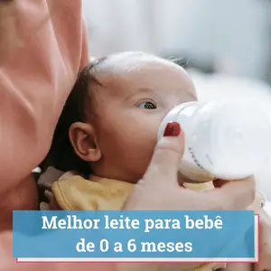 melhor leite para bebe de 0 a 6 meses