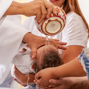 apresentação de bebê na igreja